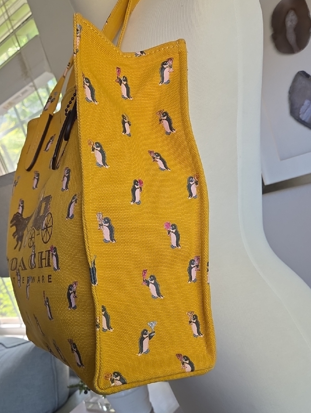 COACH Yellow Rexy & Carriage Tote 2017 - Picture 5 of 16